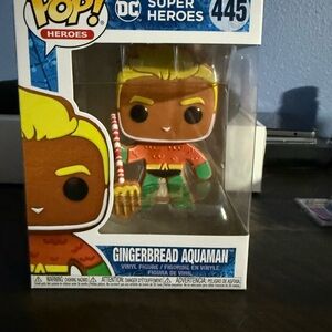 Funko Pop! Gingerbread Aquaman Figure - Multicolor